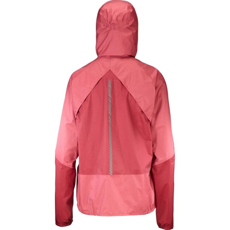 Chaquetas Shell Salomon Bonatti Impermeables Mujer Rojos | MX QTXO098